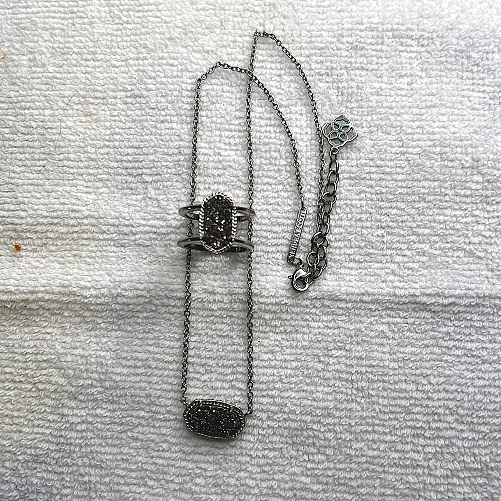 Kendra Scott ring and necklace